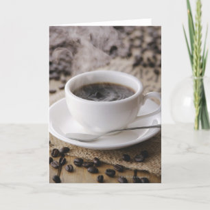 A cup of coffee card