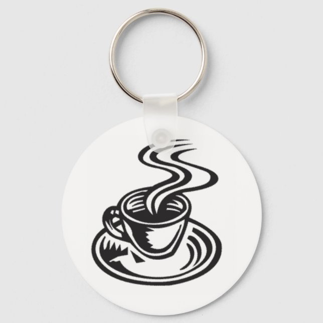 A Cup Of Coffee Is The Key Ring (Front)