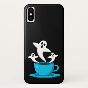 A Cup of Ghost Smoking Coffee Case-Mate iPhone Case