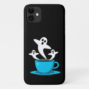 A Cup of Ghost Smoking Coffee Case-Mate iPhone Case