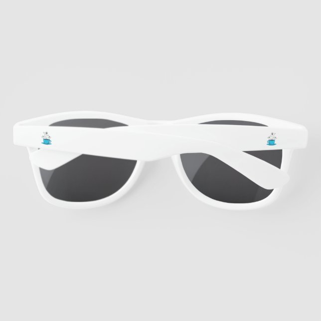A Cup of Ghost Smoking Coffee Sunglasses (Back)