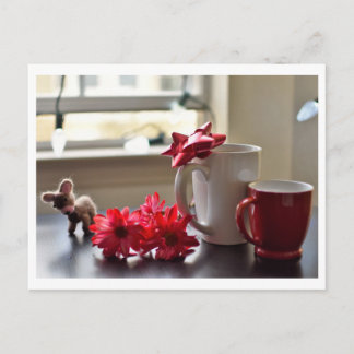 "A cup of LOVE" postcard