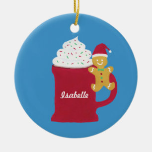 A Cup of Merry Christmas Ceramic Tree Decoration