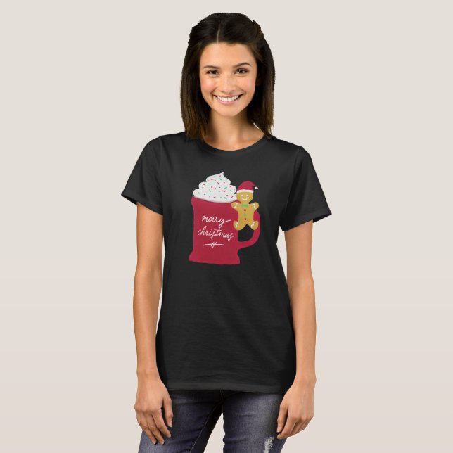 A Cup of Merry Christmas T-Shirt (Front Full)