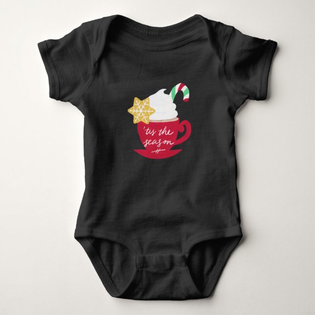A Cup of 'Tis The Season Baby Bodysuit (Front)