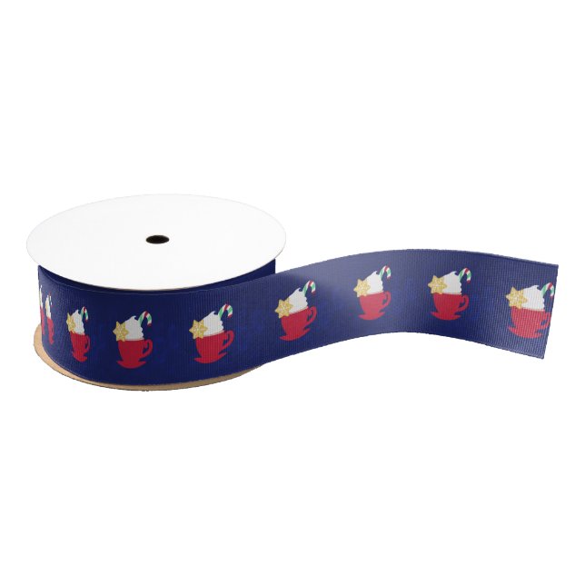 A Cup of 'Tis The Season Grosgrain Ribbon (Spool)