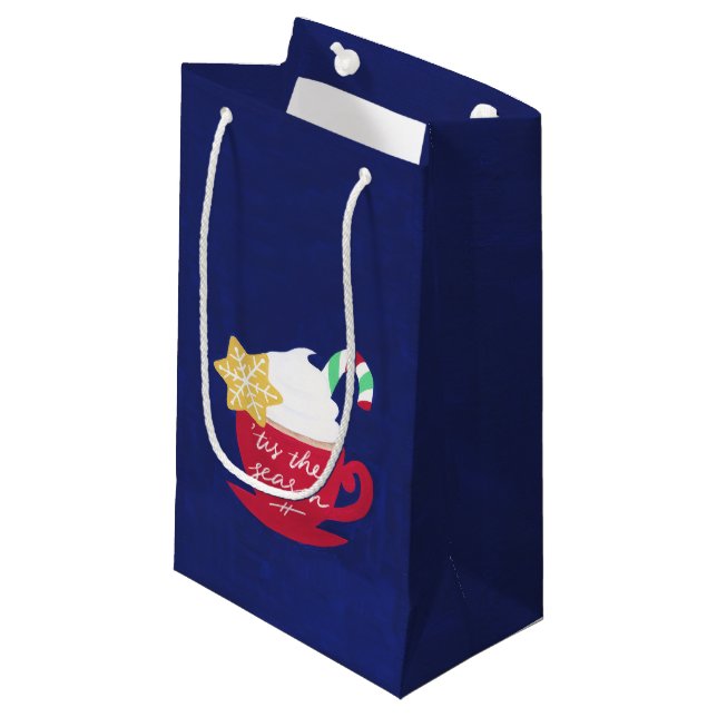 A Cup of 'Tis The Season Small Gift Bag (Front Angled)