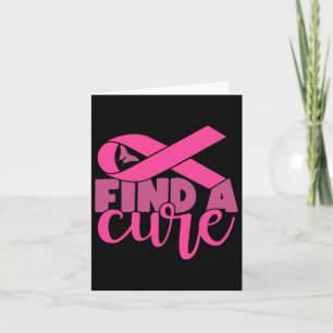 A Cure Breast Cancer Awareness Card