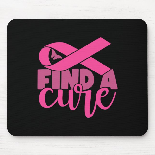 A Cure Breast Cancer Awareness  Mouse Pad (Front)
