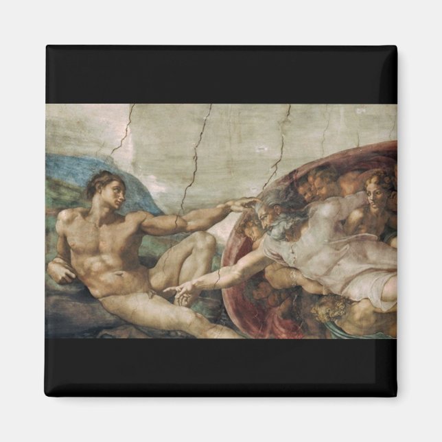 A Curious God Magnet (Front)