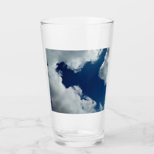 A curve in the clouds glass (Front)