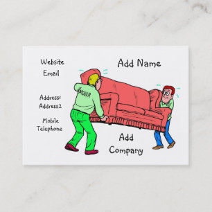 A Customisable Mover Business/Profile Card