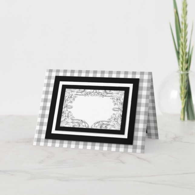 A Customise Classic Thank You Card (Front)