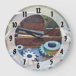 A Cut Above the Rest Large Clock