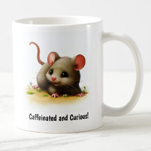 A Cute 3D Painted Mouse Coffee Mug
