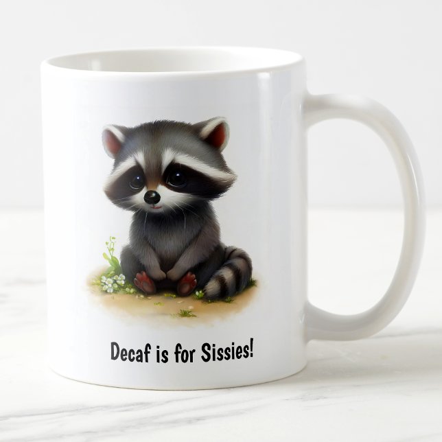 A Cute 3D Painted Racoon Coffee Mug (Creator Uploaded)