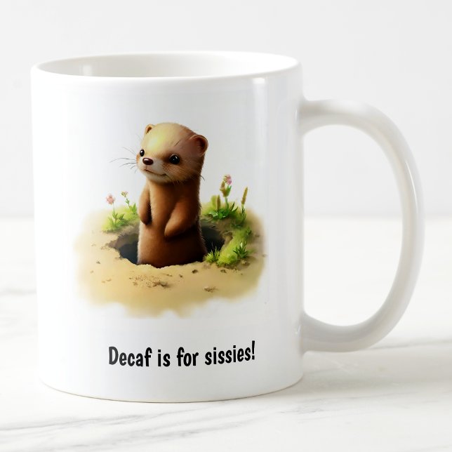 A Cute 3D Painted Weasel Coffee Mug (Creator Uploaded)