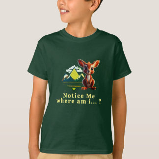 A cute all red baby kangaroo with big eyes T-Shirt