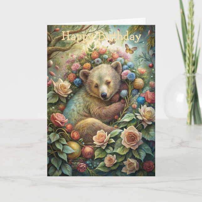 A Cute Baby Bear Card (Front)
