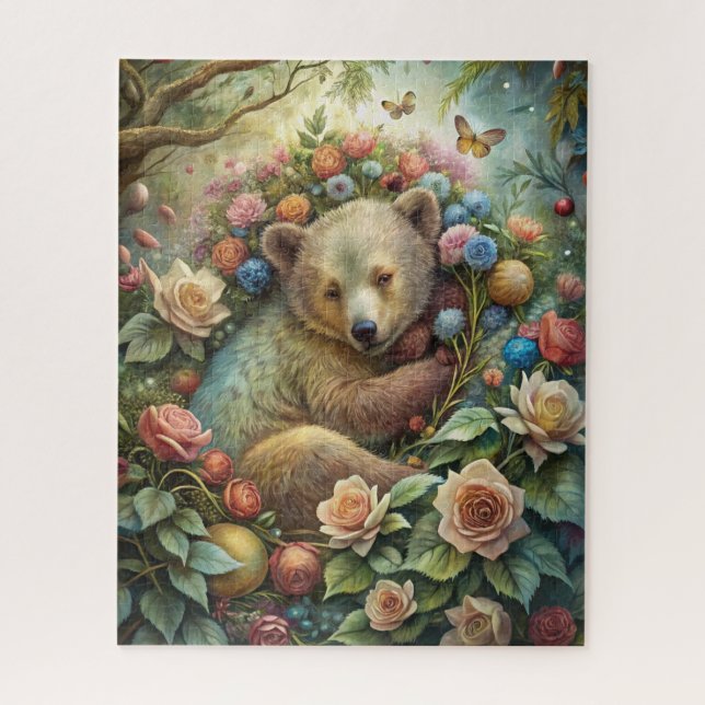 A Cute Baby Bear Jigsaw Puzzle (Vertical)