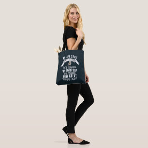 A Cute Bird Sings How Great Thou Art Christian Tote Bag