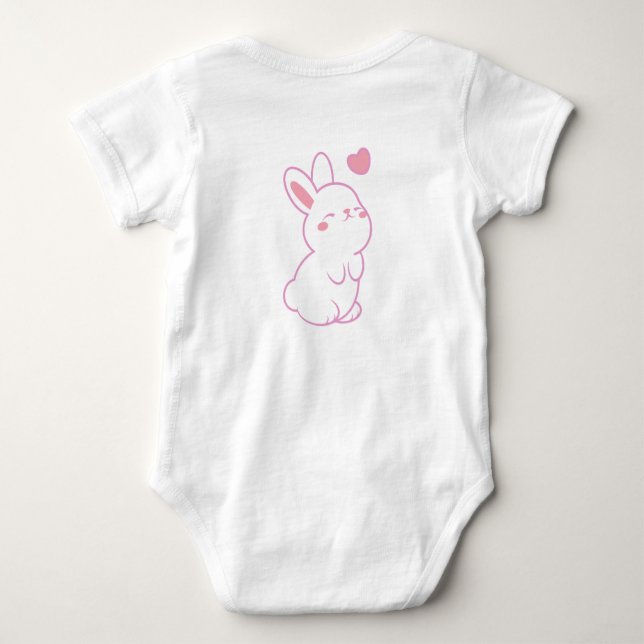A cute bunny bodysuits (Back)