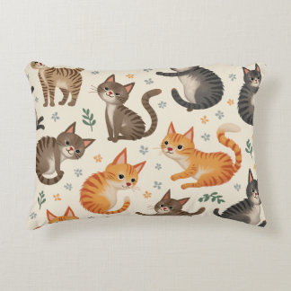 a cute cat pillow