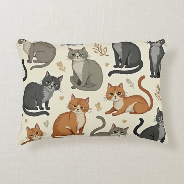 a cute cat pillow 4 (Front)