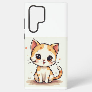 a cute cat samsung galaxy case