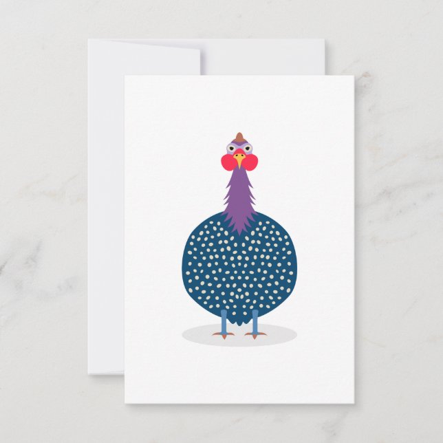 A Cute Chicken Thank You Card (Front)