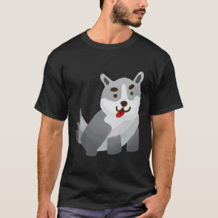 A Cute Chubby Siberian Husky T-Shirt