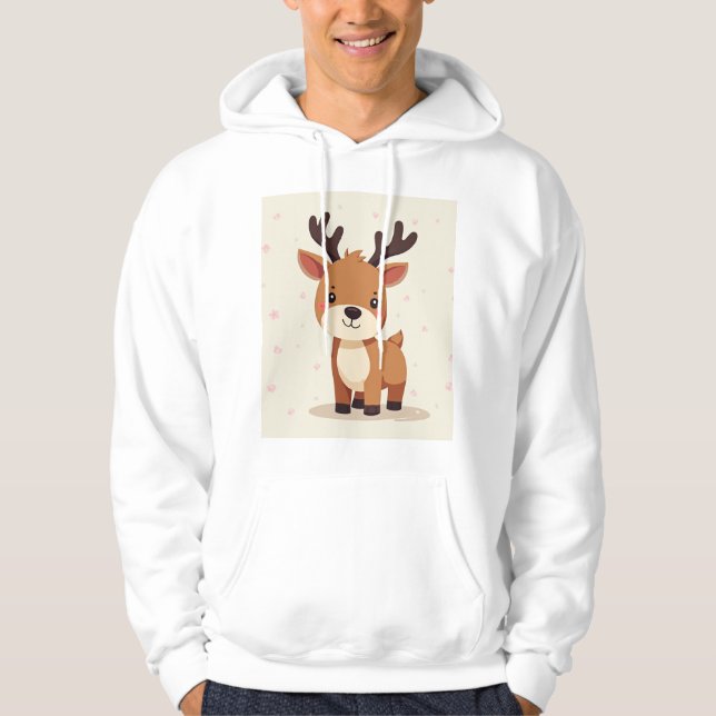 A cute deer hoodie (Front)