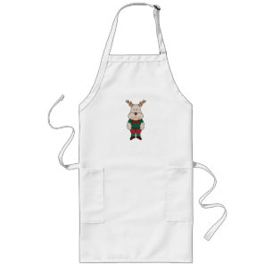 A cute deer long apron