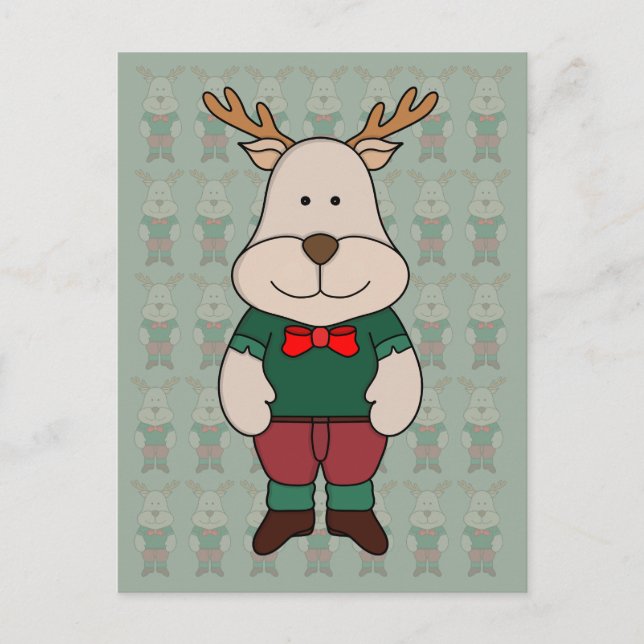 A cute deer postcard (Front)