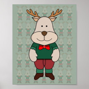 A cute deer poster