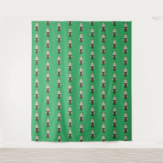 A cute deer tapestry (Front)