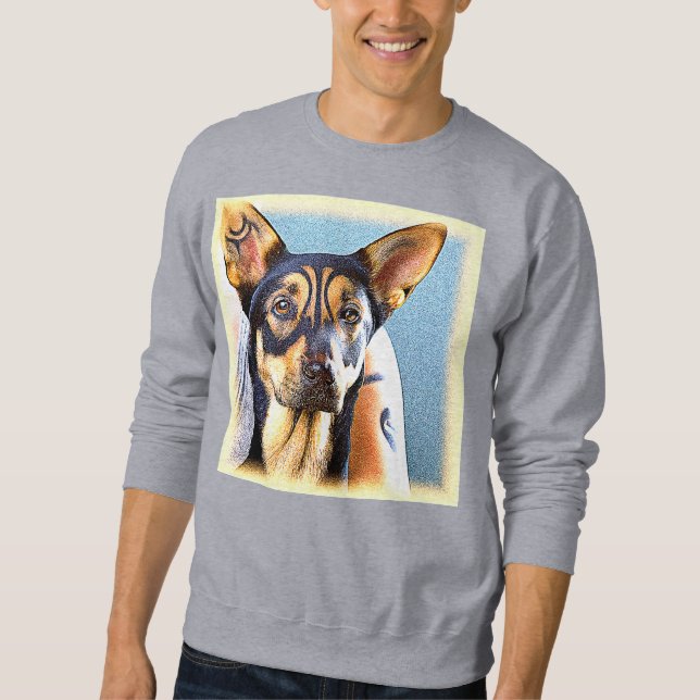 "A Cute Dog" Cute Photo. Buy Now Sweatshirt (Front)