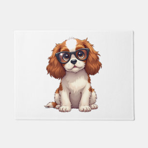 A cute dog King Charles Spaniel COPY Doormat
