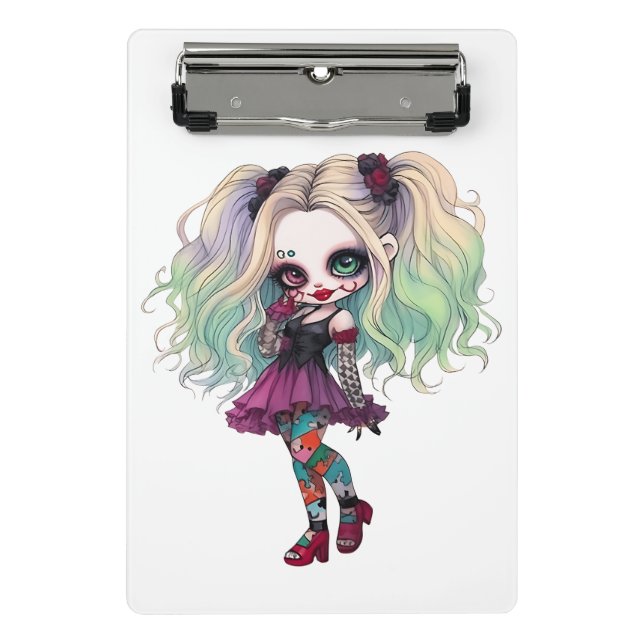 A Cute Girl Halloween Design Collection 13 Mini Clipboard (Front)