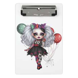 A Cute Girl Halloween Design Collection 14 Mini Clipboard