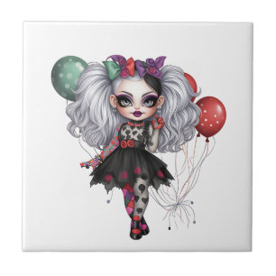 A Cute Girl Halloween Design Collection 14 Tile