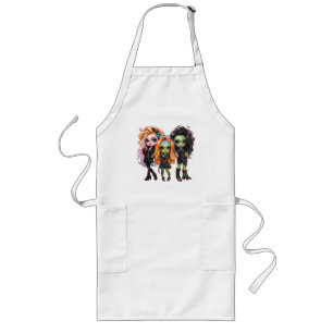 A Cute Girl Halloween Design Collection 20 Long Apron