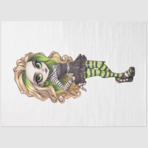 A Cute Girl Halloween Design Collection 3 Tissue Paper