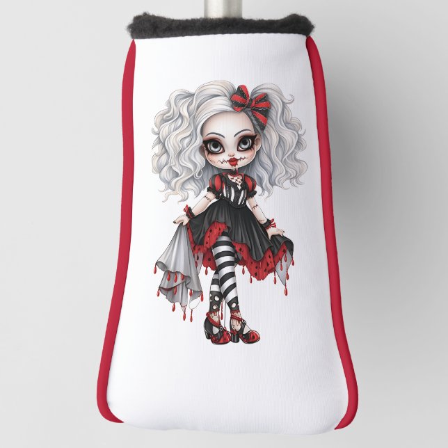 A Cute Girl Halloween Design Collection 7 Golf Head Cover (Rotate 90)