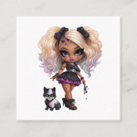 A Cute Girl Halloween Design Collection 8