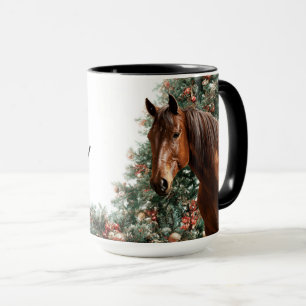 A cute horse, the symbol of Novgorod in 2026 Mug