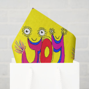 A Cute, Joyful Celebration To Present Your Gift Tissue Paper