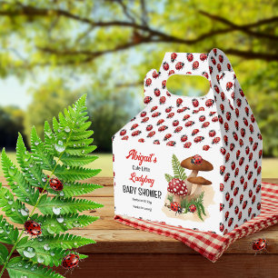 A Cute Little Ladybug Is On Her Way Baby Shower Favour Box