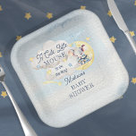 A Cute Little Mouse Is On His Way Boy Baby Shower Paper Plate<br><div class="desc">Introducing our enchanting "A Cute Little Mouse Is On His Way!" Boy Baby Shower Invitation and Accessories Design Collection, perfectly capturing the charm and whimsy of currently trending mouse-themed baby showers. As these adorable celebrations continue to gain popularity, we are thrilled to present our latest design, crafted with love and...</div>