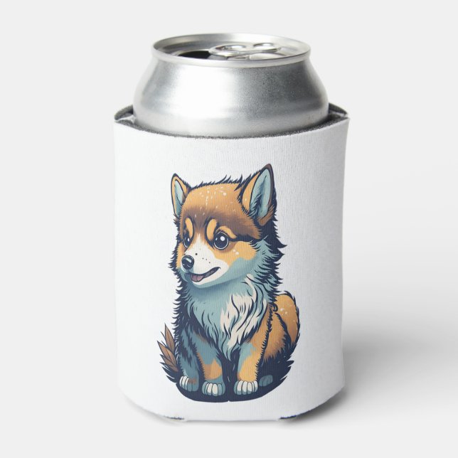 A Cute Little Puppy   Can Cooler (Can Front)